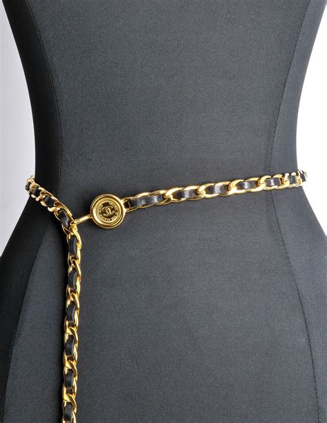 chanel vintage belt